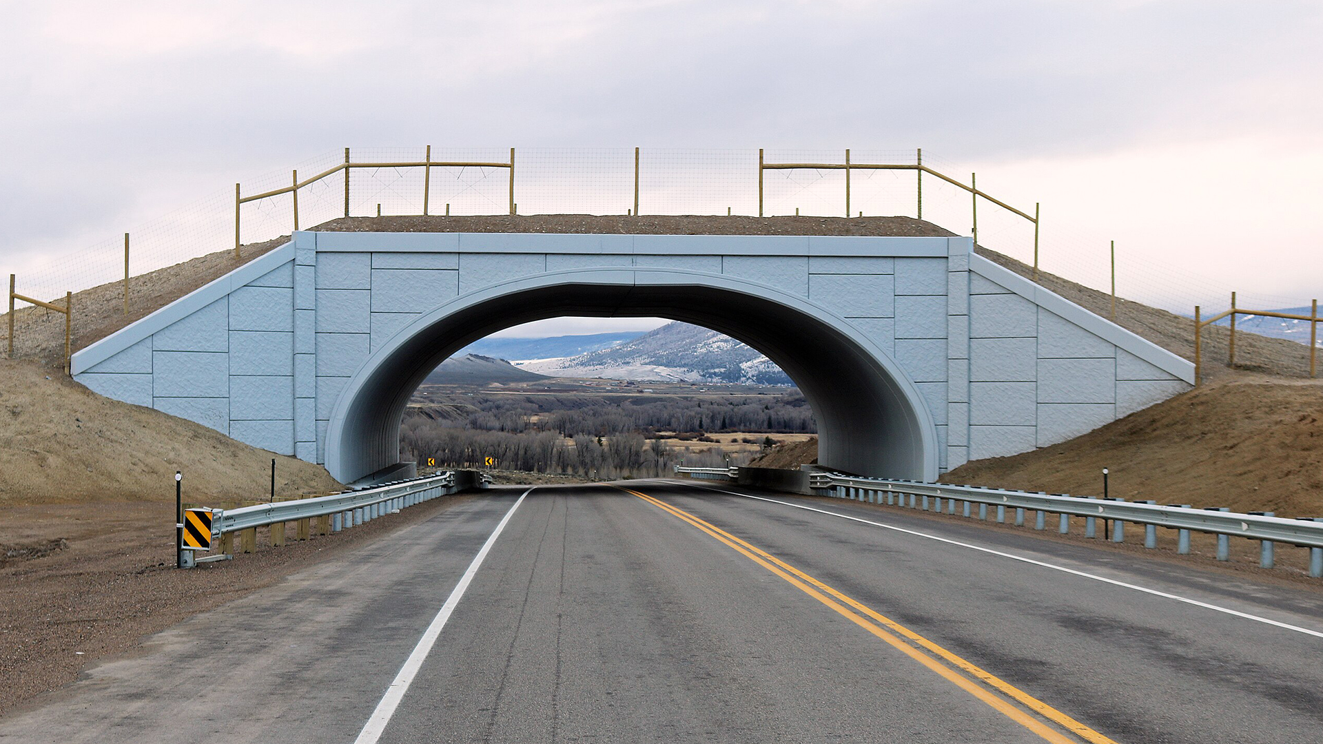 State Highway 9 wildlife bridge