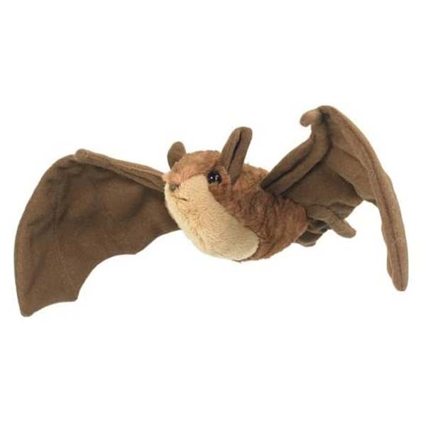 Plush little brown bat